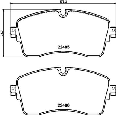 Brake Pad Set, disc brake HELLA PAGID 8DB 355 039-281