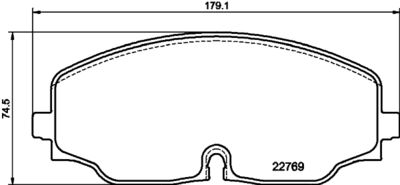 Brake Pad Set, disc brake HELLA PAGID 8DB 355 039-941