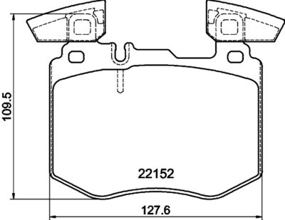 Brake Pad Set, disc brake HELLA PAGID 8DB 355 039-981