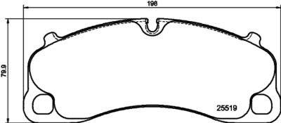 Brake Pad Set, disc brake HELLA PAGID 8DB 355 039-991