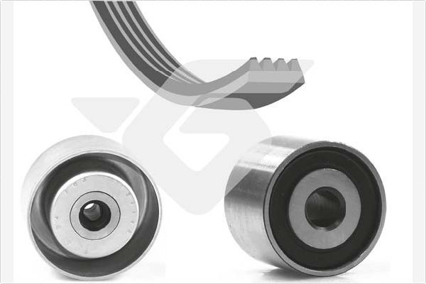 HUTCHINSON KHV 68 V-Ribbed Belt Set