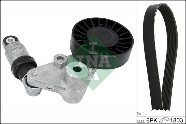 Schaeffler INA 529 0200 10 V-Ribbed Belt Set