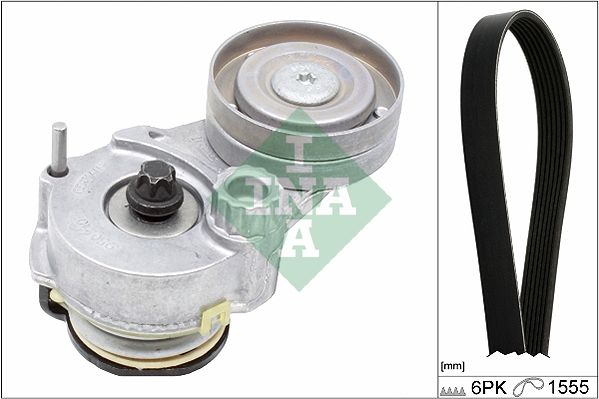 Schaeffler INA 529 0327 10 V-Ribbed Belt Set