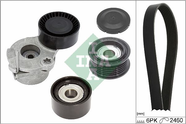 Schaeffler INA 529 0538 10 V-Ribbed Belt Set