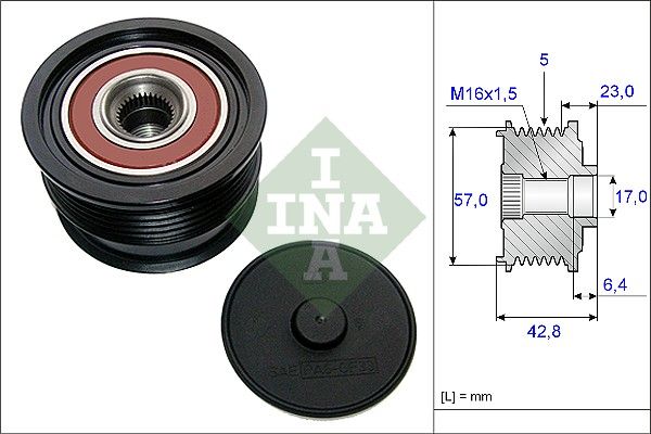 Schaeffler INA 535 0190 10 Alternator Freewheel Clutch