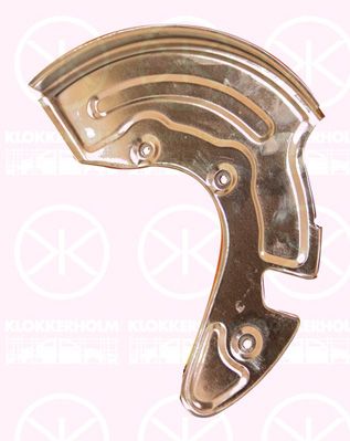 Splash Guard, brake disc KLOKKERHOLM 0018378