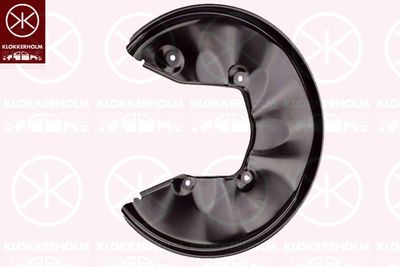 Splash Guard, brake disc KLOKKERHOLM 0031877