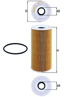 Oil Filter KNECHT OX 366D
