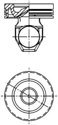 Piston KOLBENSCHMIDT 40338600