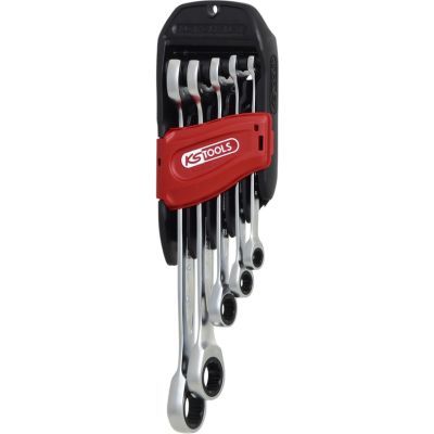 Ratchet Ring Open-ended Spanner Set KS TOOLS 503.5205