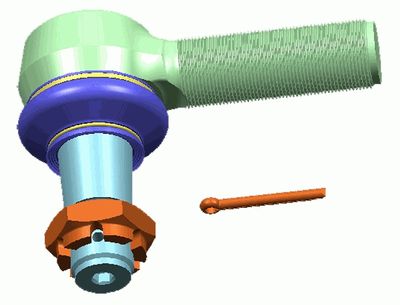 Tie Rod End LEMFÖRDER 12280 04