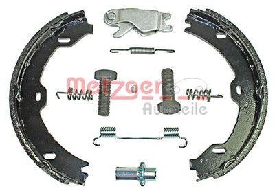 Brake Shoe Set, parking brake METZGER 0152012