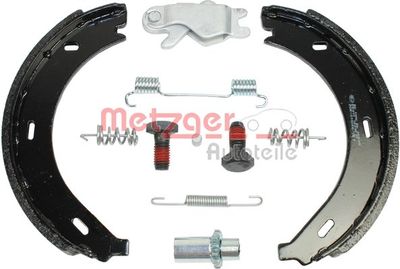 Brake Shoe Set, parking brake METZGER 0152017