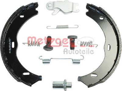 Brake Shoe Set, parking brake METZGER 0152018