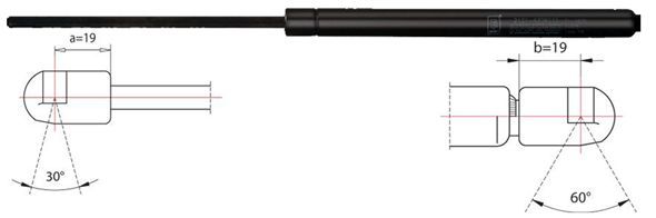 METZGER AUTOTEILE 2110380 Gas Spring, boot/cargo area