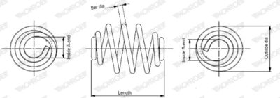 Suspension Spring MONROE SN0427