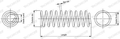 Suspension Spring MONROE SP3596