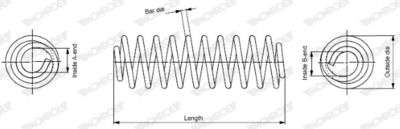 Suspension Spring MONROE SP3868