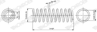 Suspension Spring MONROE SP4093