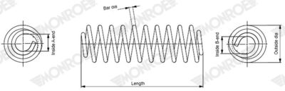 Suspension Spring MONROE SP4442