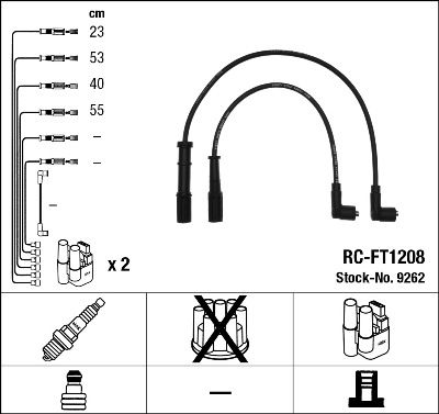 NGK 9262 Ignition Cable Kit