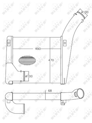 Charge Air Cooler NRF 30551