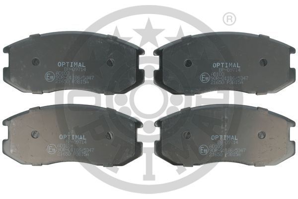 OPTIMAL BP-09714 Brake Pad Set, disc brake