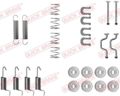 Accessory Kit, parking brake shoes QUICK BRAKE 105-0810