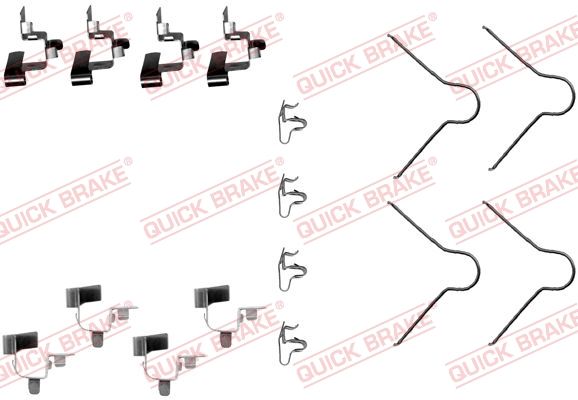 QUICK BRAKE 109-1130 Accessory Kit, disc brake pad