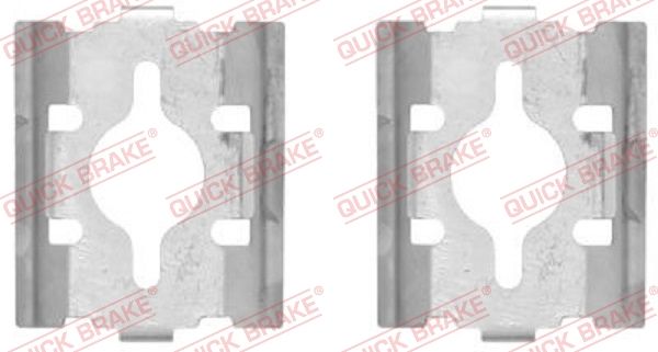 QUICK BRAKE 109-1600 Accessory Kit, disc brake pad