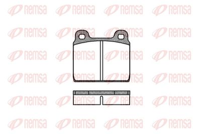 Brake Pad Set, disc brake REMSA 0002.20