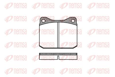 Warning Contact, brake pad wear REMSA 001010