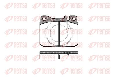 Warning Contact, brake pad wear REMSA 001040