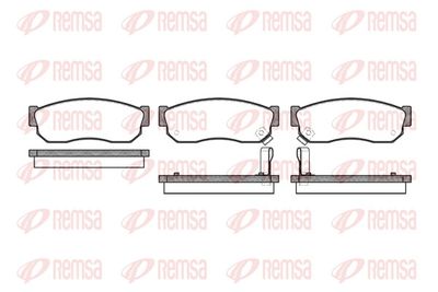 Brake Pad Set, disc brake REMSA 0149.02