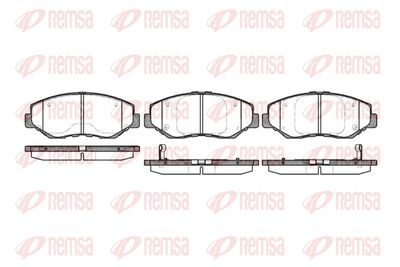 Brake Pad Set, disc brake REMSA 0899.00