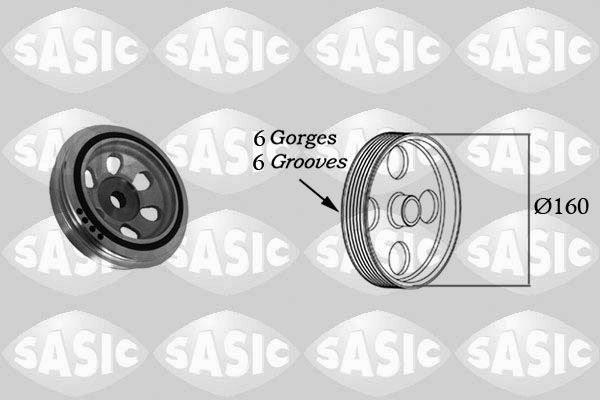 SASIC 2156053 Belt Pulley, crankshaft
