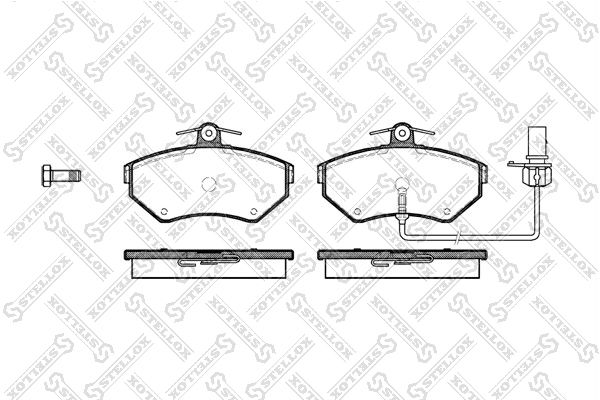 STELLOX 642 012B-SX Brake Pad Set, disc brake