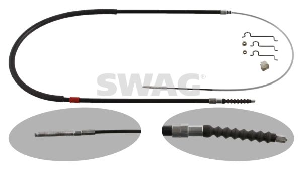 SWAG 20 93 6673 Cable Pull, parking brake