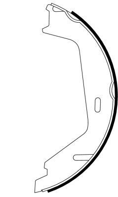 TEXTAR 91062300 Brake Shoe Set, parking brake