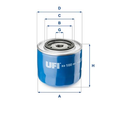 Oil Filter UFI 23.166.00