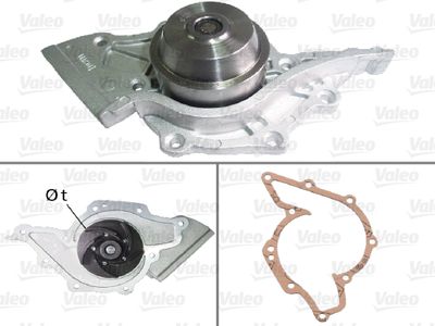 Water Pump, engine cooling VALEO 506644