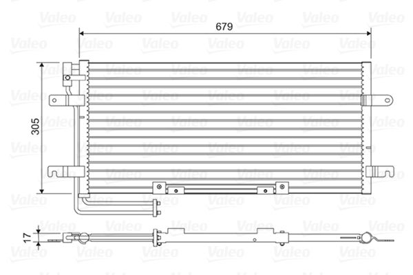 VALEO 814079 Condenser, air conditioning