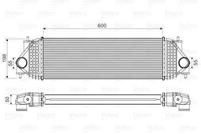 Charge Air Cooler VALEO 818662