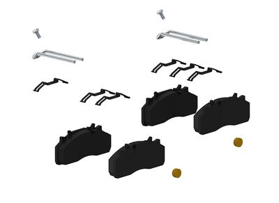 Brake Pad Set, disc brake WABCO 12999737VT