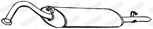 WALKER 70013 Rear Muffler